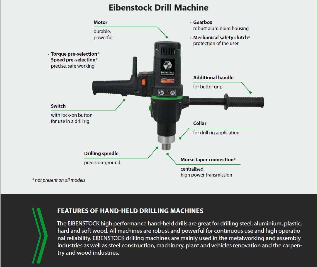 Eibenstock hand-held drilling machine